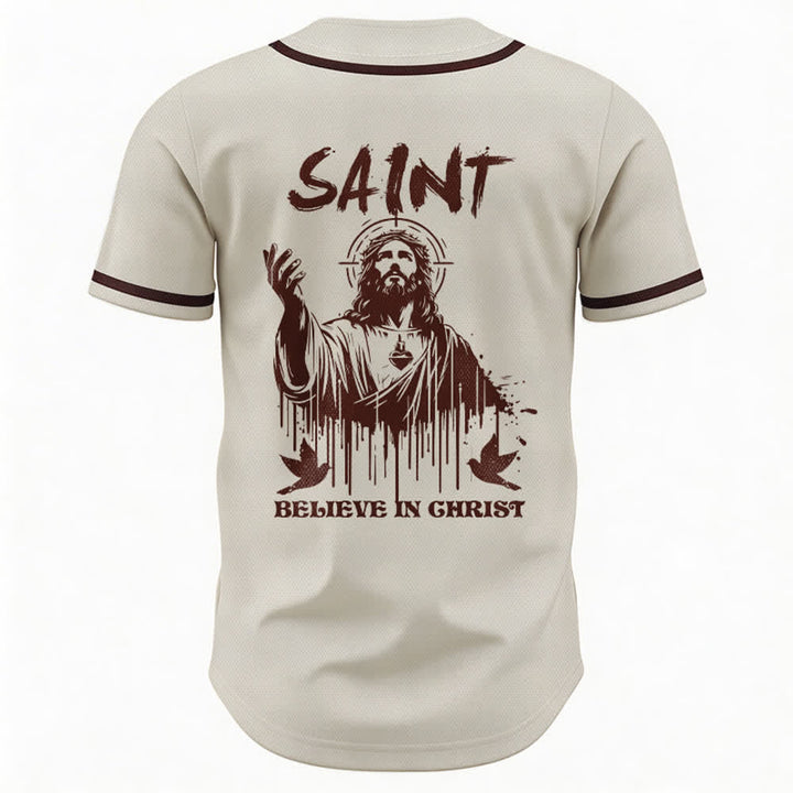 Christianartworkshop Saint Believe In Christ Unisex Baseball Jersey - image 50