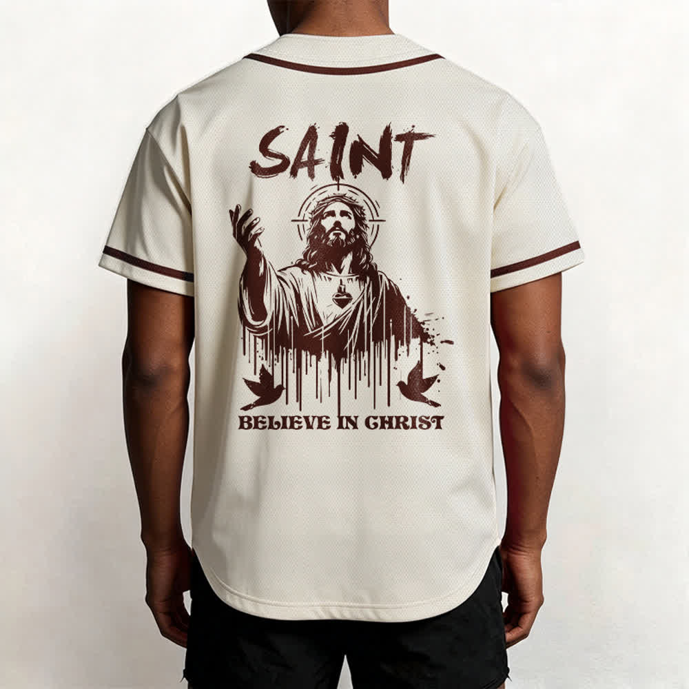 Christianartworkshop Saint Believe In Christ Unisex Baseball Jersey - image 52