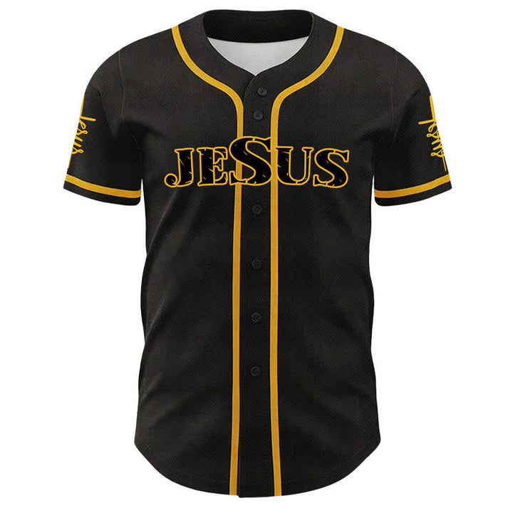 Christianartworkshop Kein gegen mich geschmiedetes Schwert soll Erfolg haben Baseballtrikot - image 8