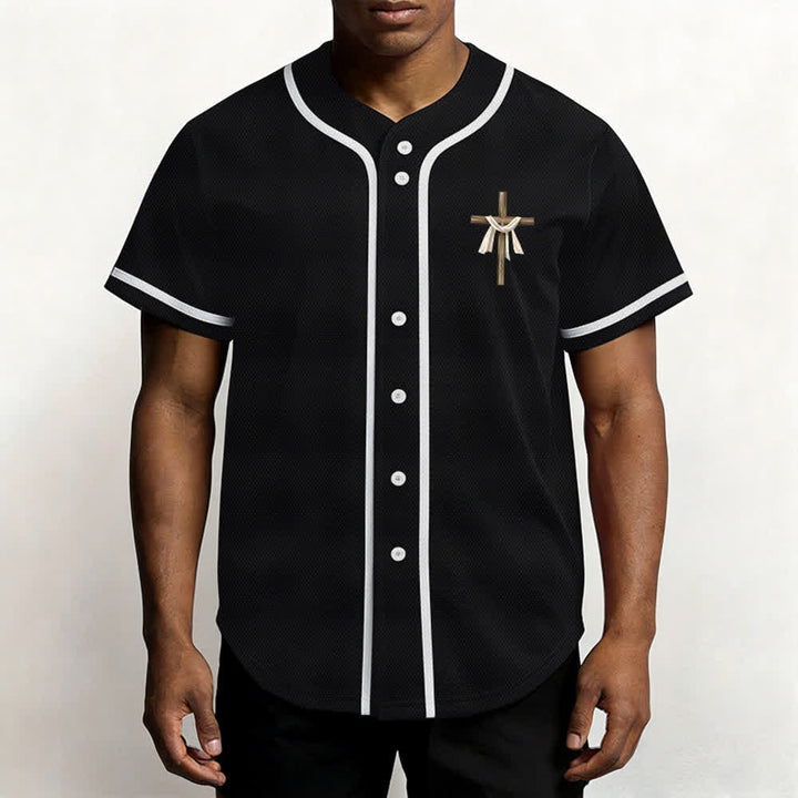Christianartworkshop Er ist nicht hier, er ist auferstanden Glauben Unisex Baseballtrikot - image 18