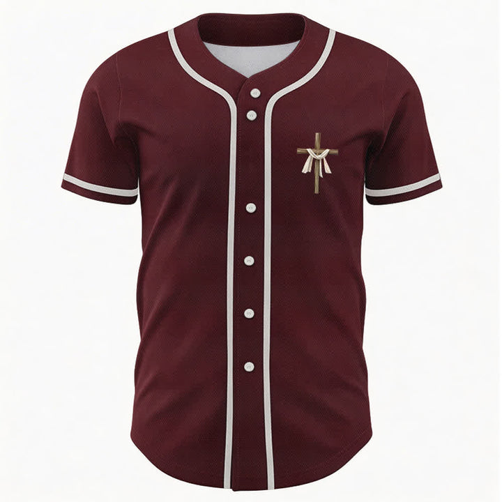 Christianartworkshop Er ist nicht hier, er ist auferstanden Glauben Unisex Baseballtrikot - image 30