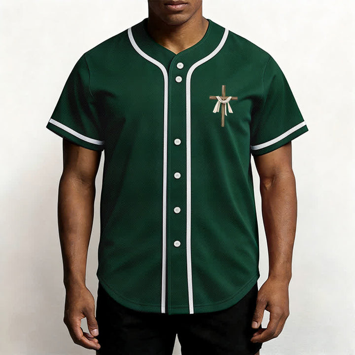 Christianartworkshop Er ist nicht hier, er ist auferstanden Glauben Unisex Baseballtrikot - image 46