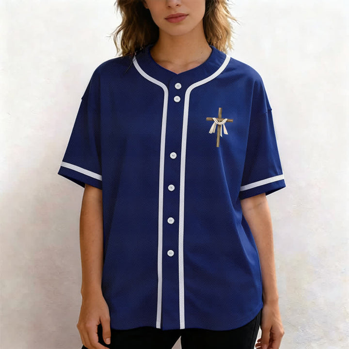 Christianartworkshop Er ist nicht hier, er ist auferstanden Glauben Unisex Baseballtrikot - image 55