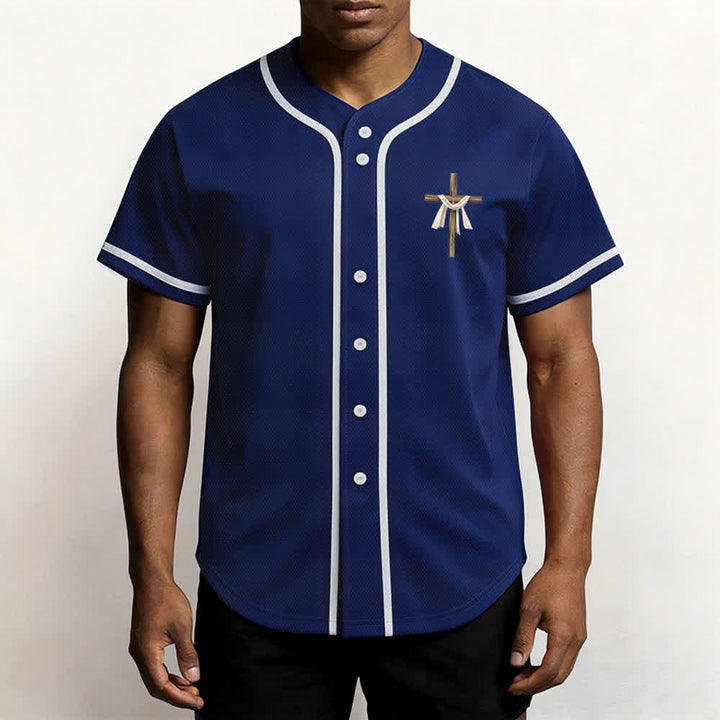 Christianartworkshop Er ist nicht hier, er ist auferstanden Glauben Unisex Baseballtrikot - image 53