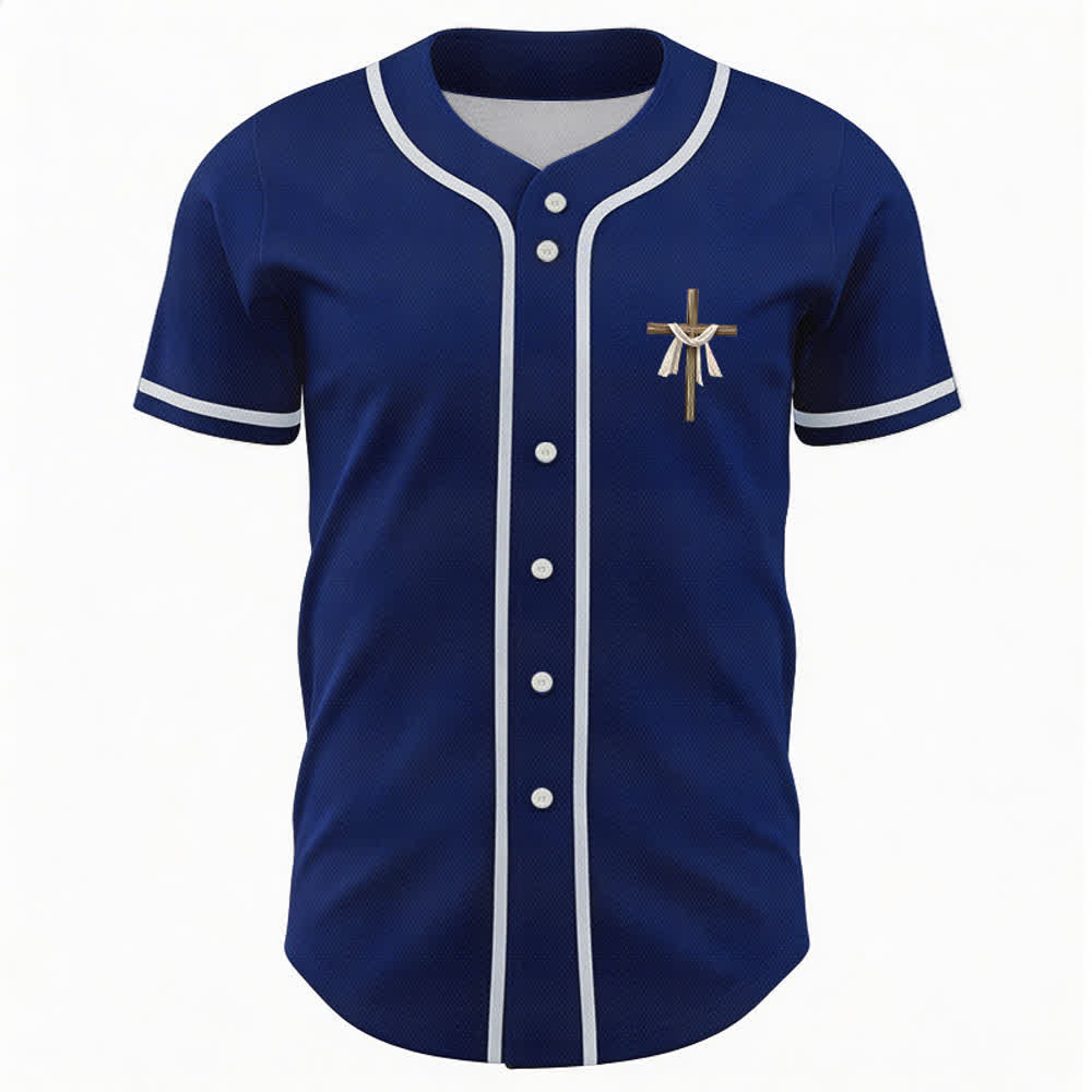 Christianartworkshop Er ist nicht hier, er ist auferstanden Glauben Unisex Baseballtrikot - image 51