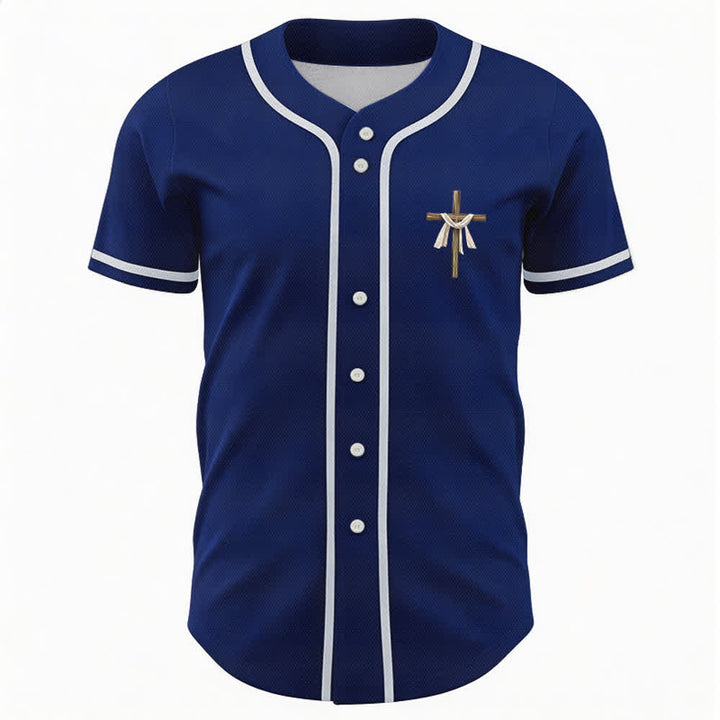 Christianartworkshop Er ist nicht hier, er ist auferstanden Glauben Unisex Baseballtrikot - image 51