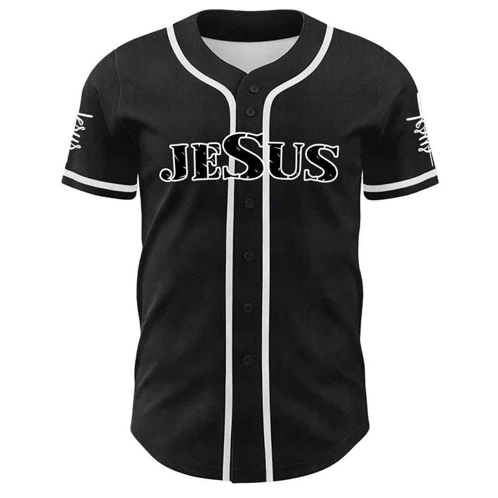 Christianartworkshop Jesus rettet Glaubensbekenntnis Unisex-Baseballtrikot - image 5