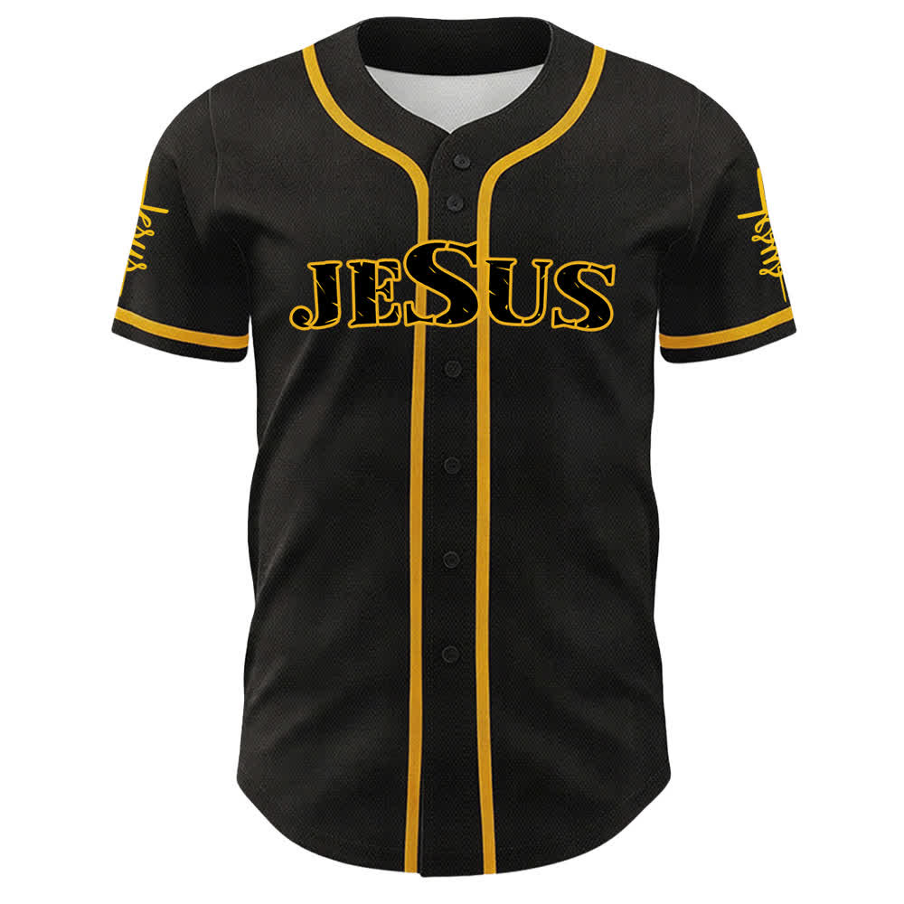 Christianartworkshop Jesus rettet Glaubensbekenntnis Unisex-Baseballtrikot - image 11