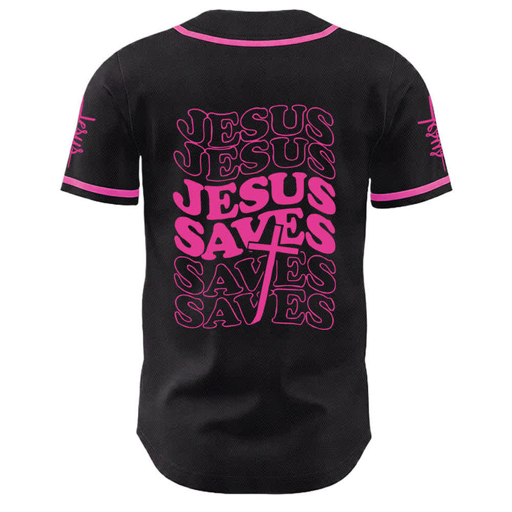Christianartworkshop Jesus rettet Glaubensbekenntnis Unisex-Baseballtrikot - image 16