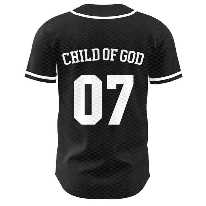Christianartworkshop Kind Gottes Nummer 07 Unisex-Baseballtrikot - image 5