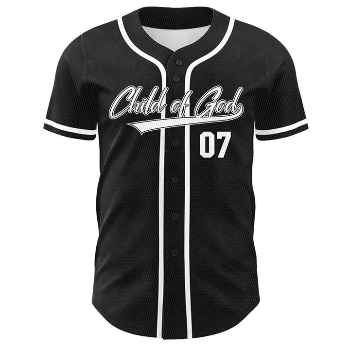 Christianartworkshop Kind Gottes Nummer 07 Unisex-Baseballtrikot - image 4