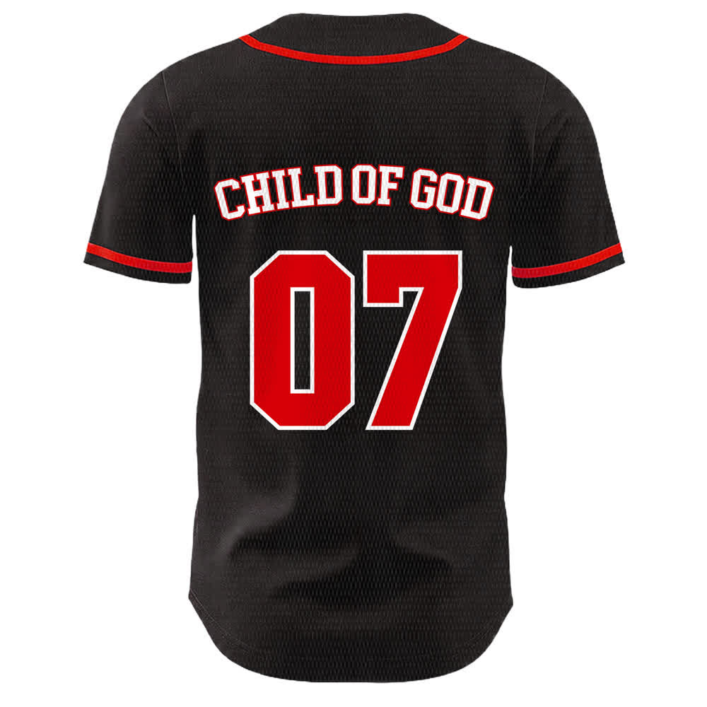Christianartworkshop Kind Gottes Nummer 07 Unisex-Baseballtrikot - image 14