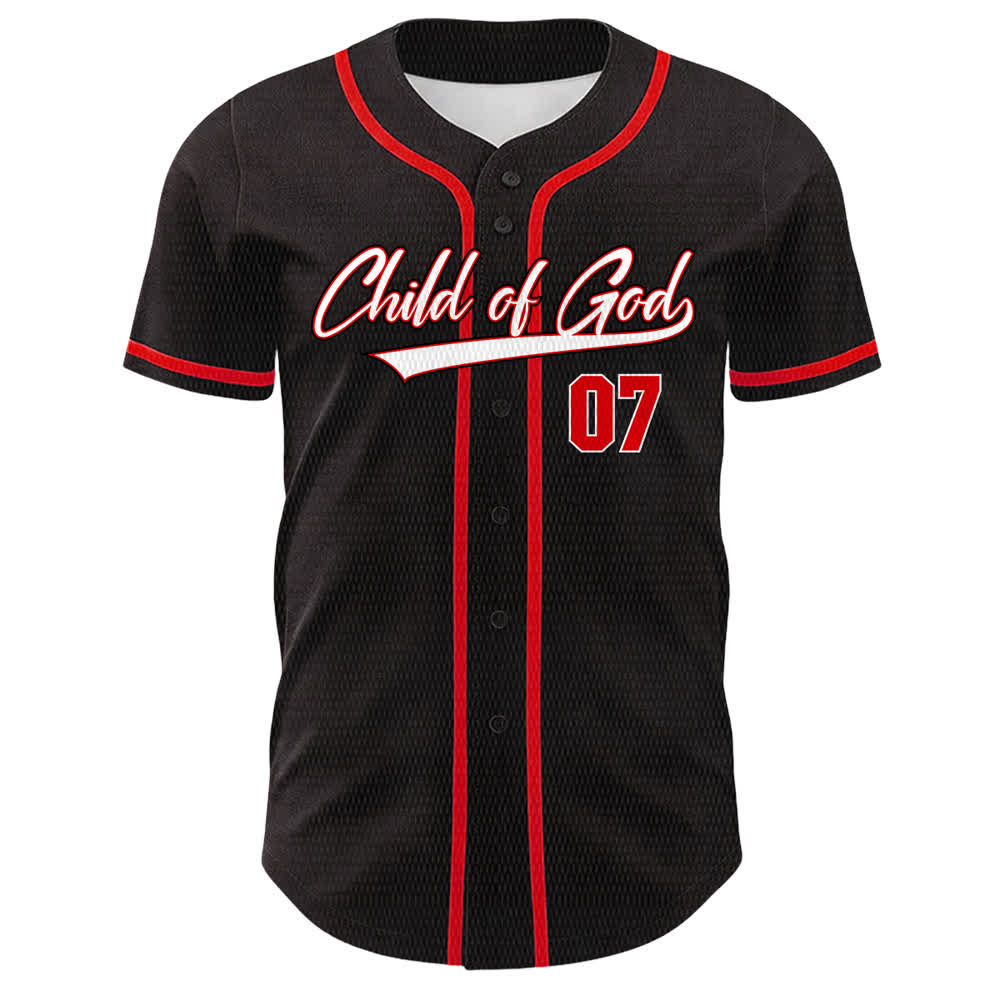 Christianartworkshop Kind Gottes Nummer 07 Unisex-Baseballtrikot - image 13