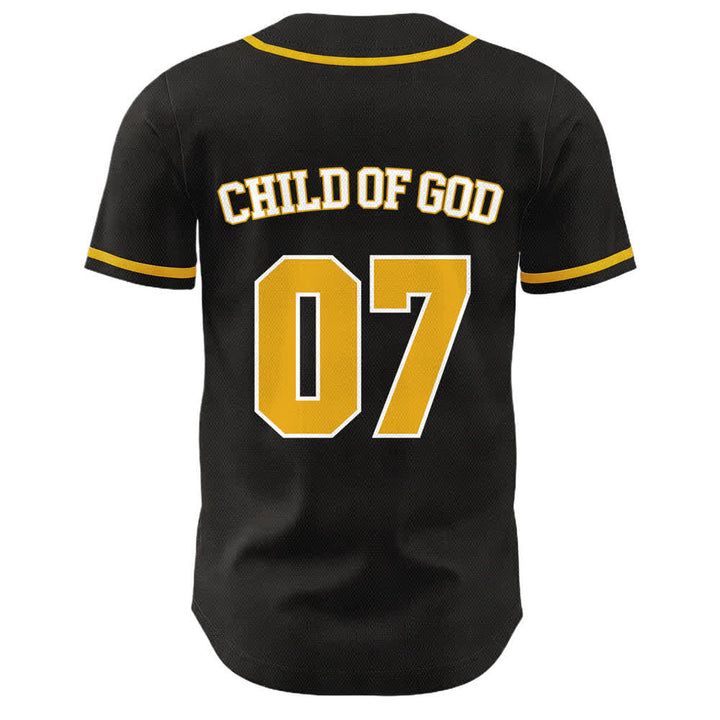 Christianartworkshop Kind Gottes Nummer 07 Unisex-Baseballtrikot - image 2