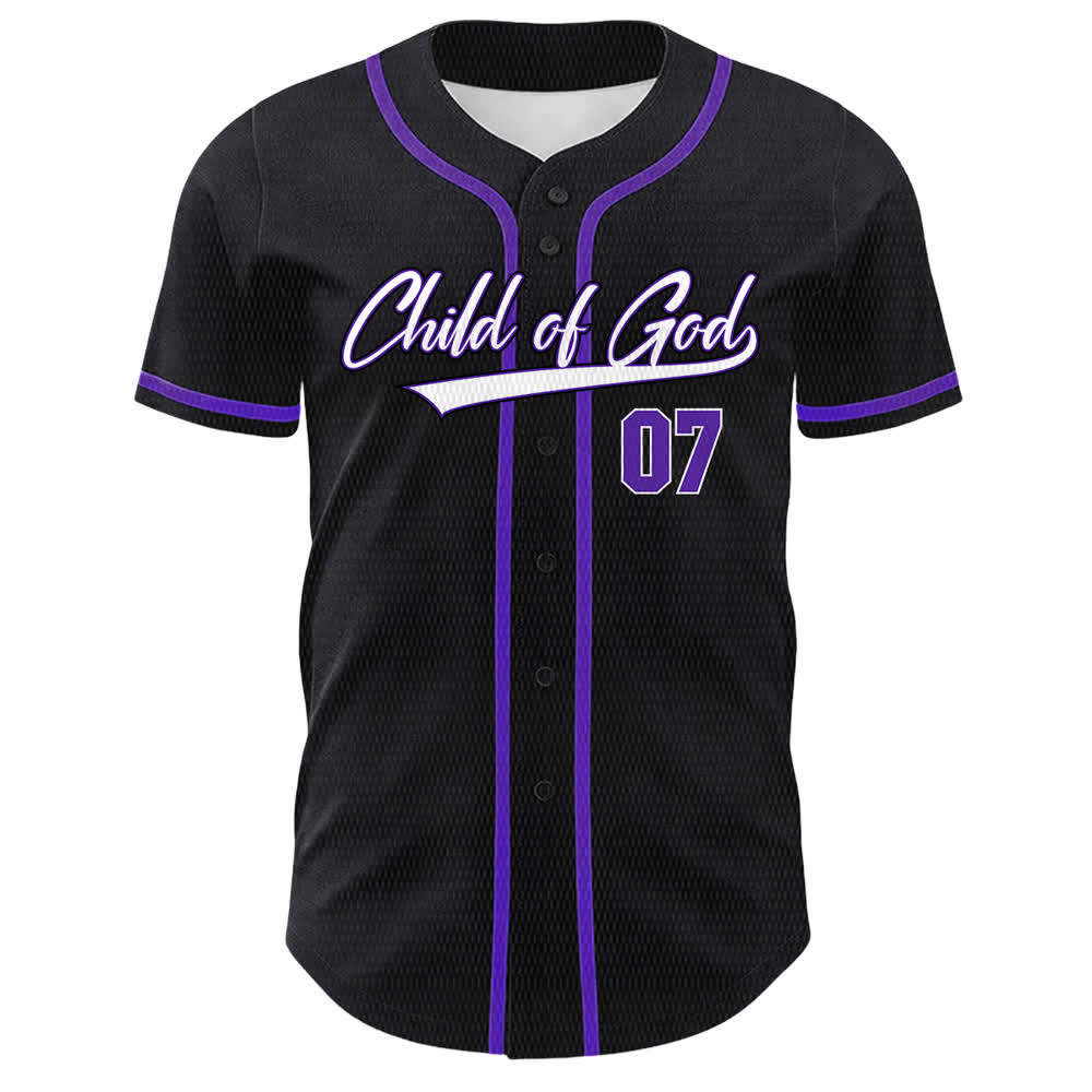 Christianartworkshop Kind Gottes Nummer 07 Unisex-Baseballtrikot - image 22