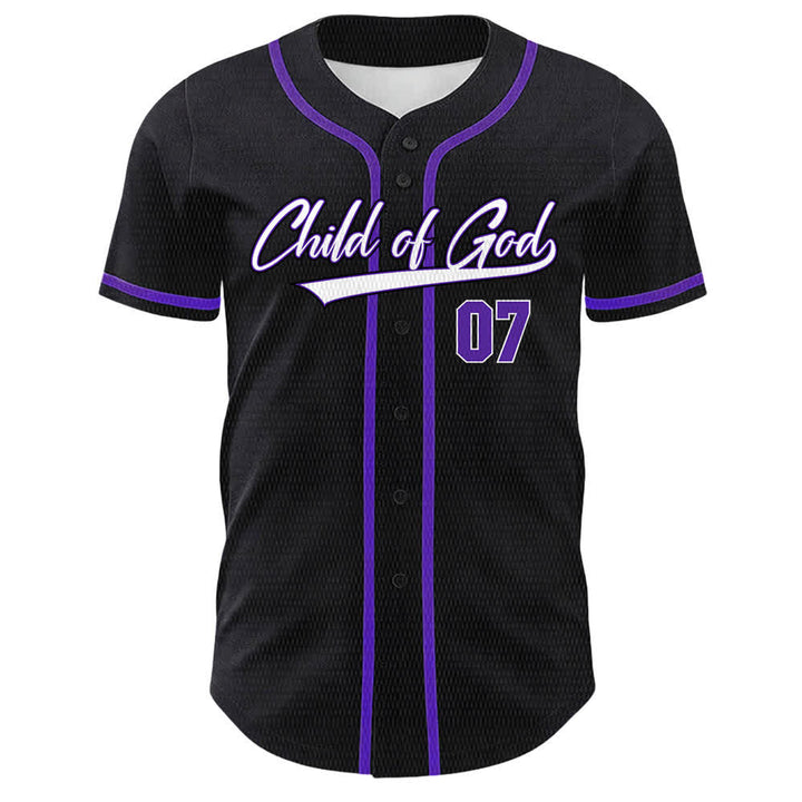 Christianartworkshop Kind Gottes Nummer 07 Unisex-Baseballtrikot - image 22