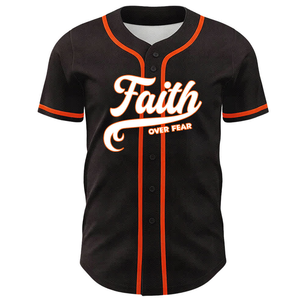 Christianartworkshop Glaube statt Angst – Unisex-Baseballtrikot mit Lamm-Kreuz-Totenkopf-Motiv - image 11