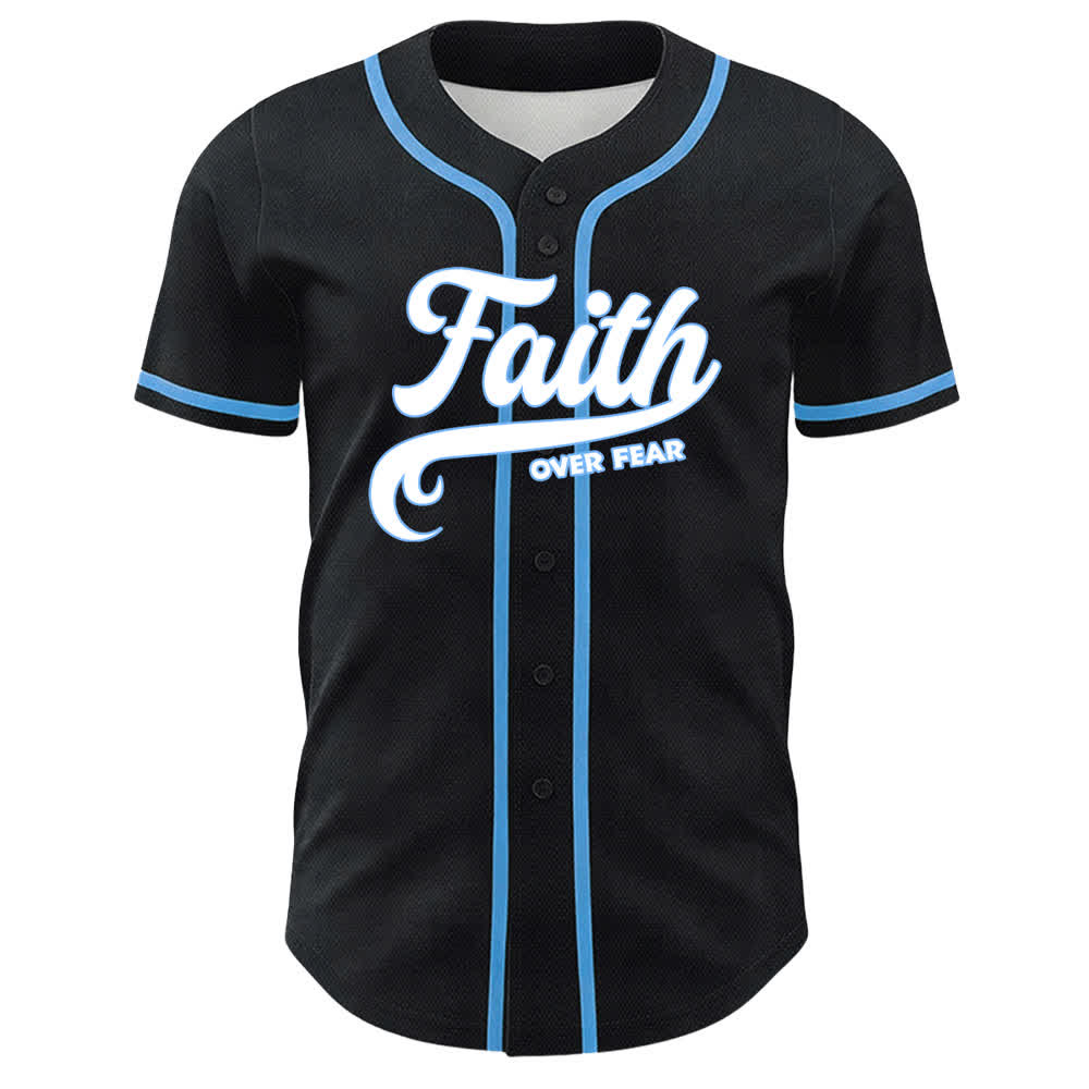 Christianartworkshop Glaube statt Angst – Unisex-Baseballtrikot mit Lamm-Kreuz-Totenkopf-Motiv - image 17