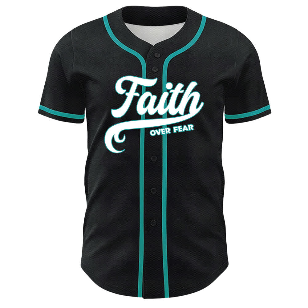 Christianartworkshop Glaube statt Angst – Unisex-Baseballtrikot mit Lamm-Kreuz-Totenkopf-Motiv - image 20