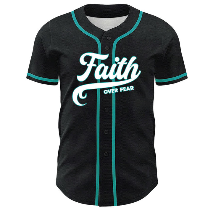 Christianartworkshop Glaube statt Angst – Unisex-Baseballtrikot mit Lamm-Kreuz-Totenkopf-Motiv - image 20