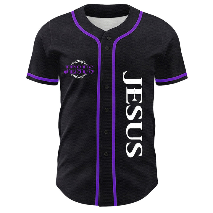 Christianartworkshop Dornenkrone Jesus Weg Wahrheit Leben Grafik Unisex Baseballtrikot - image 26