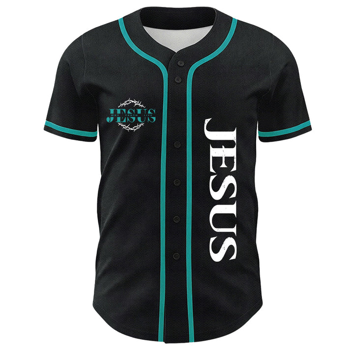 Christianartworkshop Dornenkrone Jesus Weg Wahrheit Leben Grafik Unisex Baseballtrikot - image 5