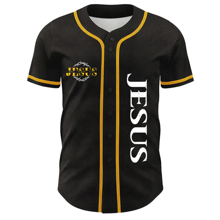 Christianartworkshop Dornenkrone Jesus Weg Wahrheit Leben Grafik Unisex Baseballtrikot - image 2