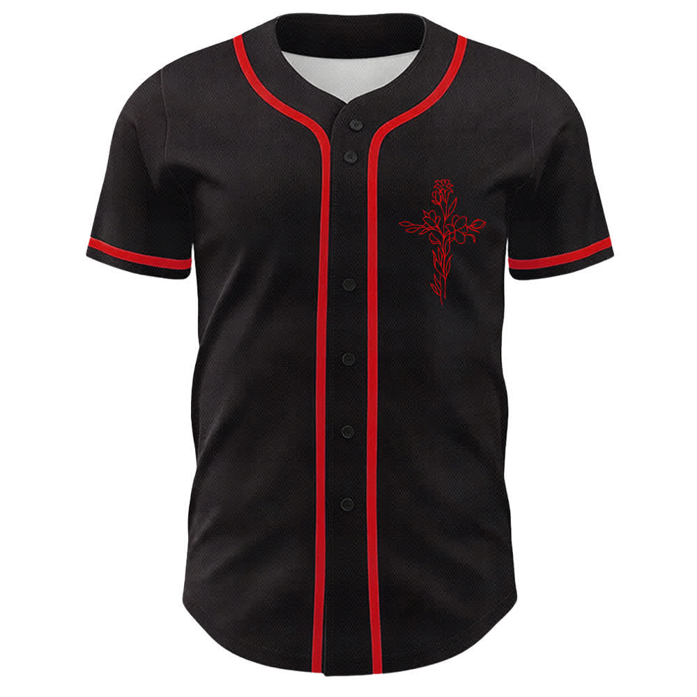 Christianartworkshop Glaube statt Angst Lammschädel Kreuz Christliches Unisex-Baseballtrikot - image 17