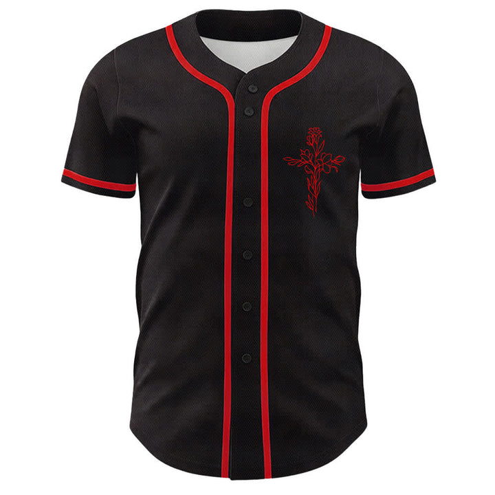 Christianartworkshop Glaube statt Angst Lammschädel Kreuz Christliches Unisex-Baseballtrikot - image 17