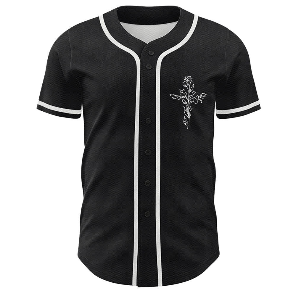 Christianartworkshop Glaube statt Angst Lammschädel Kreuz Christliches Unisex-Baseballtrikot - image 14
