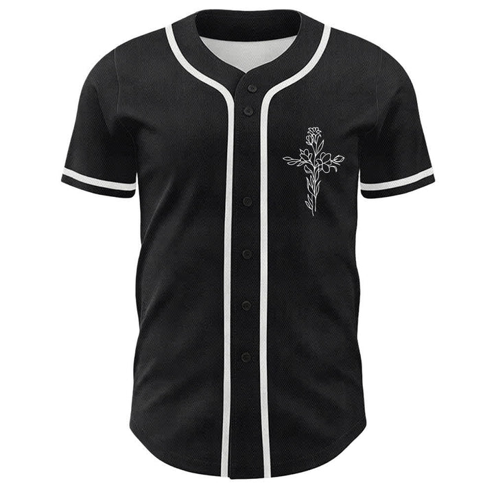 Christianartworkshop Glaube statt Angst Lammschädel Kreuz Christliches Unisex-Baseballtrikot - image 14