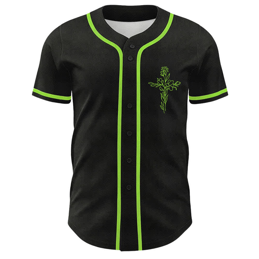 Christianartworkshop Glaube statt Angst Lammschädel Kreuz Christliches Unisex-Baseballtrikot - image 23