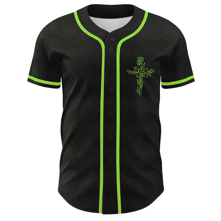Christianartworkshop Glaube statt Angst Lammschädel Kreuz Christliches Unisex-Baseballtrikot - image 23