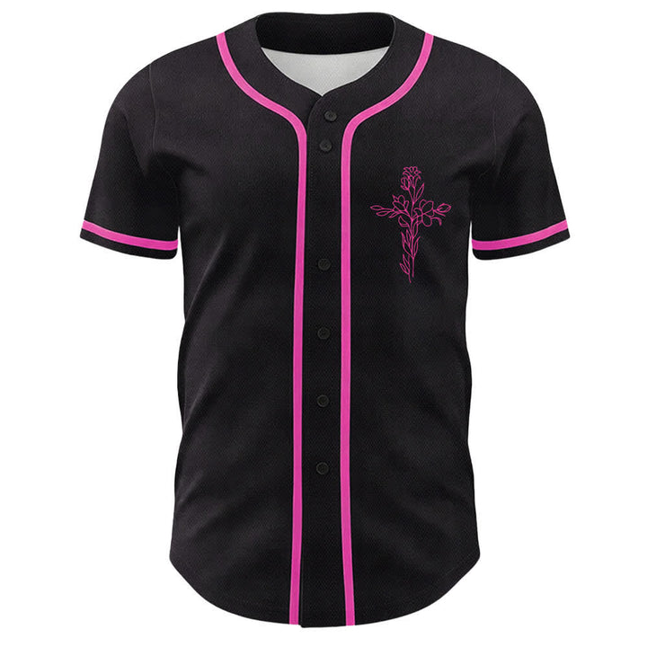 Christianartworkshop Glaube statt Angst Lammschädel Kreuz Christliches Unisex-Baseballtrikot - image 2