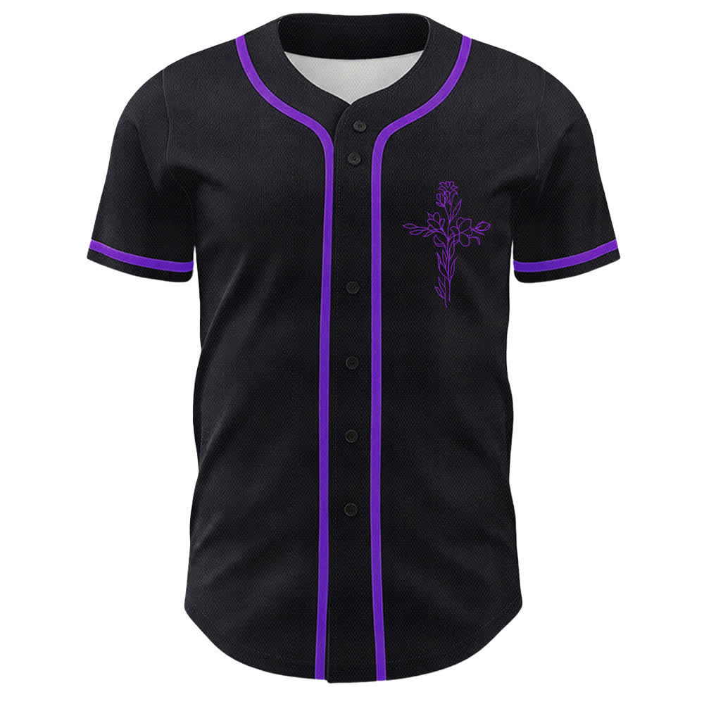Christianartworkshop Glaube statt Angst Lammschädel Kreuz Christliches Unisex-Baseballtrikot - image 26