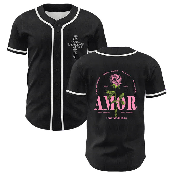 Christianartworkshop Glaube statt Angst Lammschädel Kreuz Christliches Unisex-Baseballtrikot - Weiß - 5XL - image 12