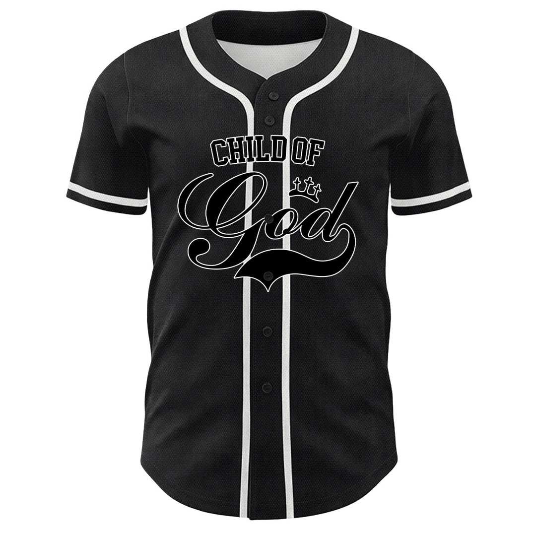 Christianartworkshop Ich bin ein Kind Gottes Lammkronen-Grafik Unisex-Baseballtrikot - image 11
