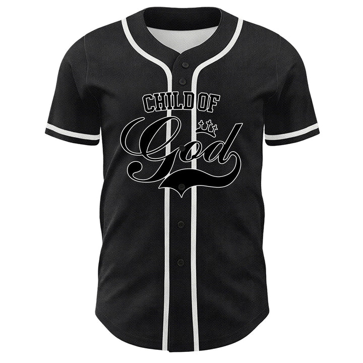 Christianartworkshop Ich bin ein Kind Gottes Lammkronen-Grafik Unisex-Baseballtrikot - image 11