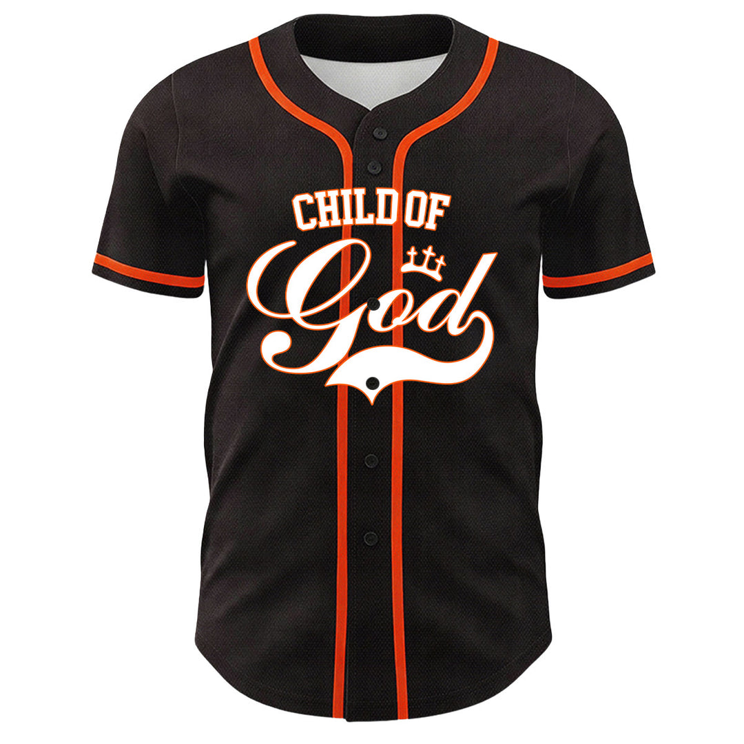 Christianartworkshop Ich bin ein Kind Gottes Lammkronen-Grafik Unisex-Baseballtrikot - image 20