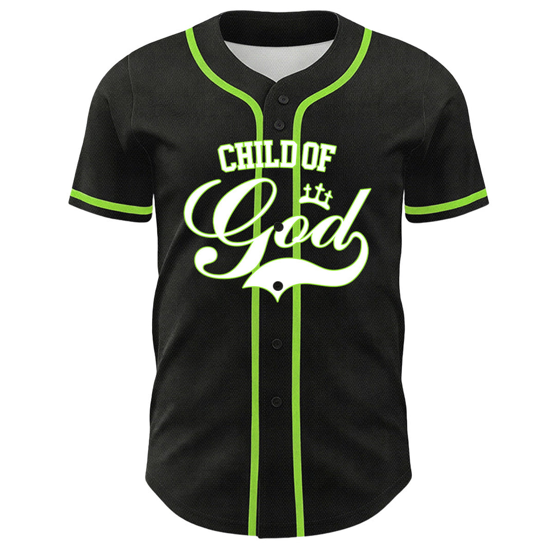 Christianartworkshop Ich bin ein Kind Gottes Lammkronen-Grafik Unisex-Baseballtrikot - image 23