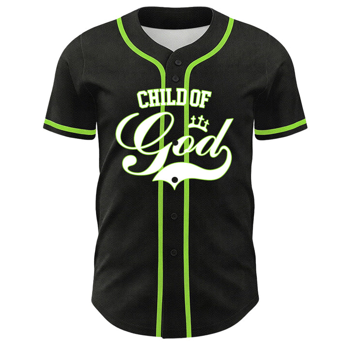 Christianartworkshop Ich bin ein Kind Gottes Lammkronen-Grafik Unisex-Baseballtrikot - image 23