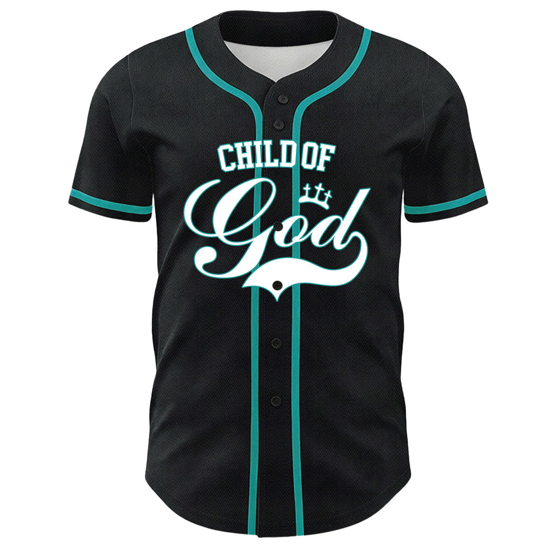Christianartworkshop Ich bin ein Kind Gottes Lammkronen-Grafik Unisex-Baseballtrikot - image 26