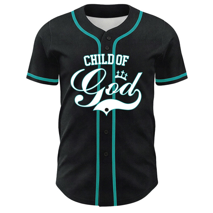 Christianartworkshop Ich bin ein Kind Gottes Lammkronen-Grafik Unisex-Baseballtrikot - image 26