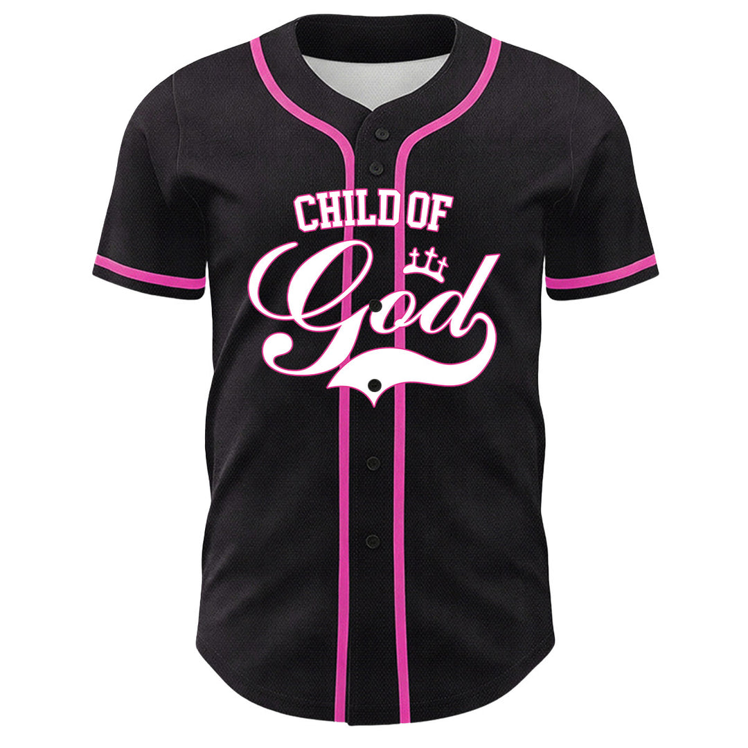 Christianartworkshop Ich bin ein Kind Gottes Lammkronen-Grafik Unisex-Baseballtrikot - image 14