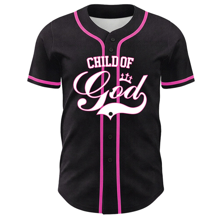 Christianartworkshop Ich bin ein Kind Gottes Lammkronen-Grafik Unisex-Baseballtrikot - image 14