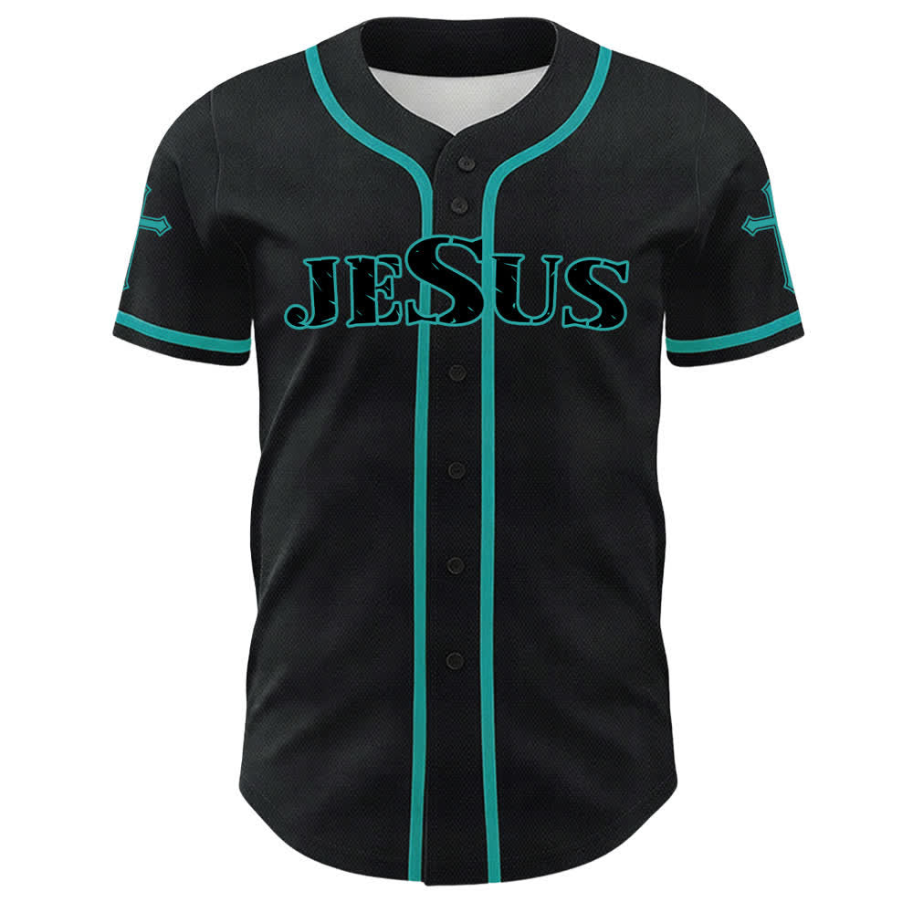 Christianartworkshop Jesus Jungfrau Maria Kruzifix Kreuz Christliches Unisex Baseballtrikot - image 44
