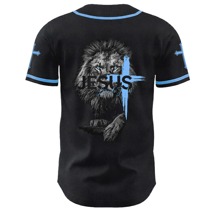 Christianartworkshop Unisex-Baseballtrikot mit Löwen-von-Judas-Jesus-Kreuz-Grafik - image 7