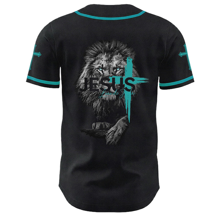 Christianartworkshop Unisex-Baseballtrikot mit Löwen-von-Judas-Jesus-Kreuz-Grafik - image 25