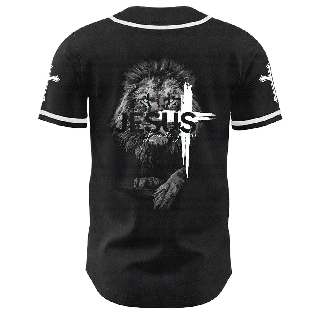 Christianartworkshop Unisex-Baseballtrikot mit Löwen-von-Judas-Jesus-Kreuz-Grafik - image 10
