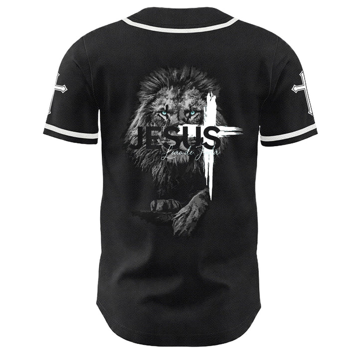 Christianartworkshop Unisex-Baseballtrikot mit Löwen-von-Judas-Jesus-Kreuz-Grafik - image 10